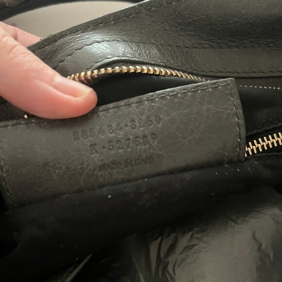 BALENCIAGA The Giant Town Leather 2Way Hand Bag gray - Picture 8 of 11